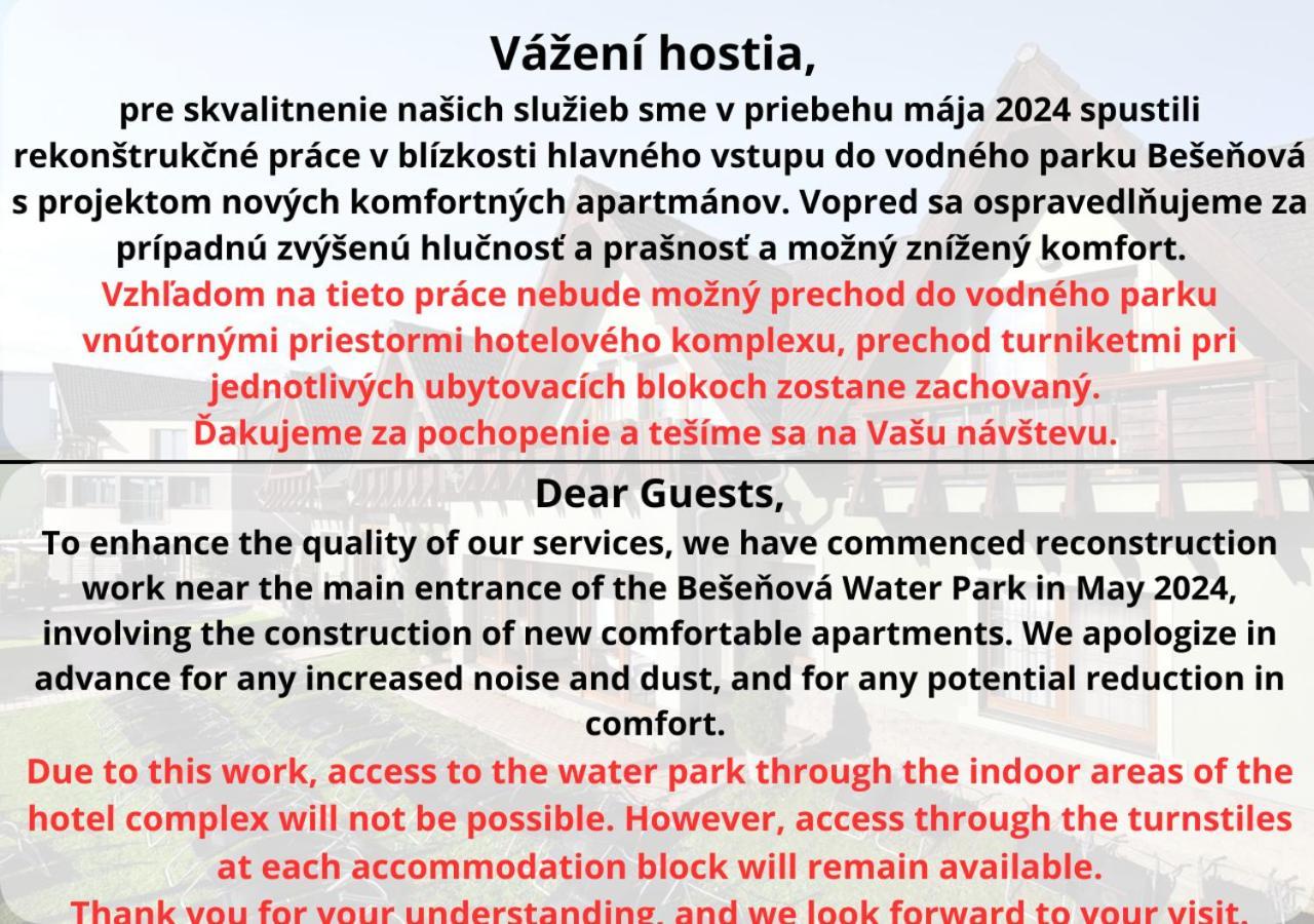 Hotel Galeria Thermal Bešeňová Esterno foto
